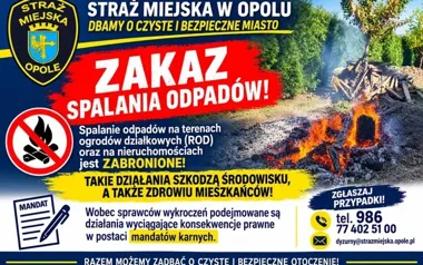 Dym nad działkami w Opolu pod lupą strażników. Grożą wysokie grzywny