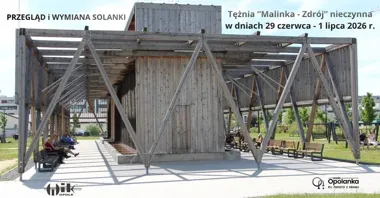 W Opolu tężnia Malinka–Zdrój zniknie na trzy dni. WiK zapowiada prace i świeżą solankę